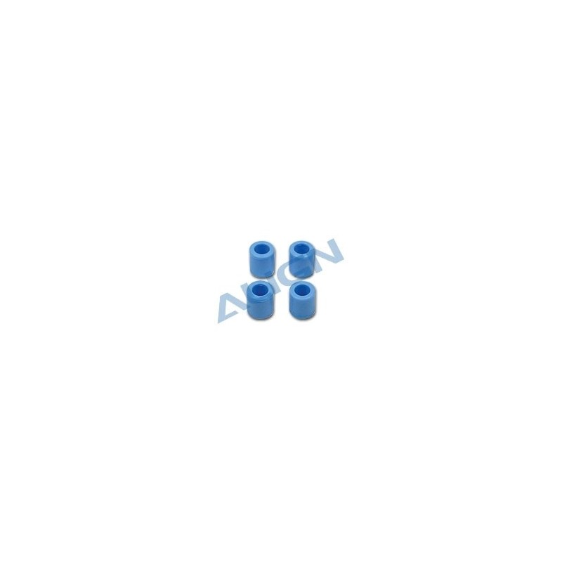 T-REX 500 - H50052AT - Black skid protectors (4pcs) - TREX 500 Align - FLASH RC