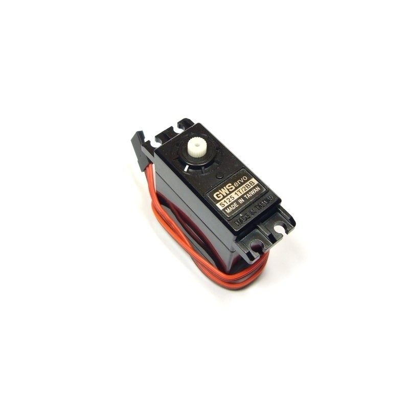 Servos - Servo winch GWS S125 12T/2BB - JR socket (50g, 10kg.cm, 0.64s/180°) - FLASH RC