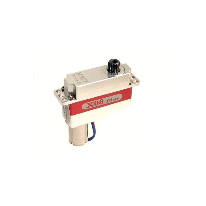 Servo micro KST X08 PLUS MG HV (9.5g, 5.3kg.cm, 0.09s/60°) - FLASH RC