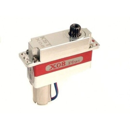 Servos - Servo micro KST X08 PLUS MG HV (9.5g, 5.3kg.cm, 0.09s/60°) - FLASH RC
