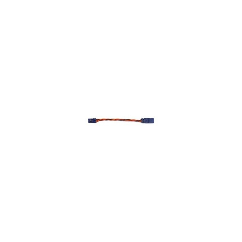 Extensiones servo - Extensión servo 100cm JR 0,50mm² retorcida Silicona Muldental - FLASH RC