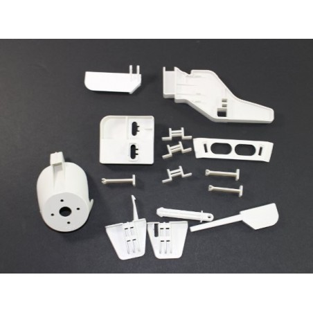 Small parts & accessories - Funray fuselage and tailplane plastic parts set - FLASH RC