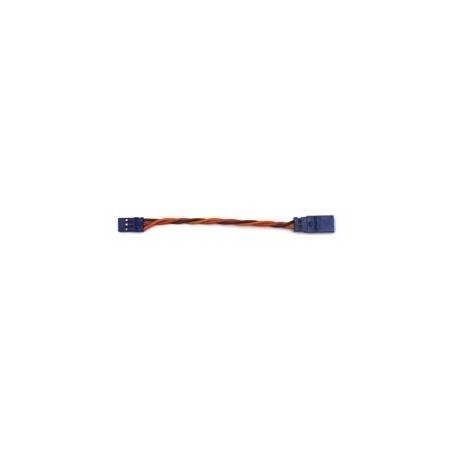 Extensiones servo - Extensión servo 100cm JR 0,35mm² retorcida Silicona Muldental - FLASH RC