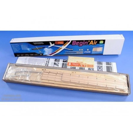 RC-Segelflugzeuge - BEGIN'AIR 2,00m Holzlaser-Bausatz - FLASH RC