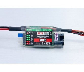 Interruttore Bec - Interruttore Bec S BEC 10A - 5/8V - Jeti - FLASH RC