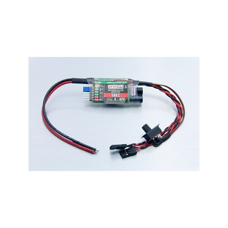 Switch Bec - Switch Bec S BEC 10A - 5/8V - Jeti - FLASH RC

This is a product name and specification, so a direct translation wo