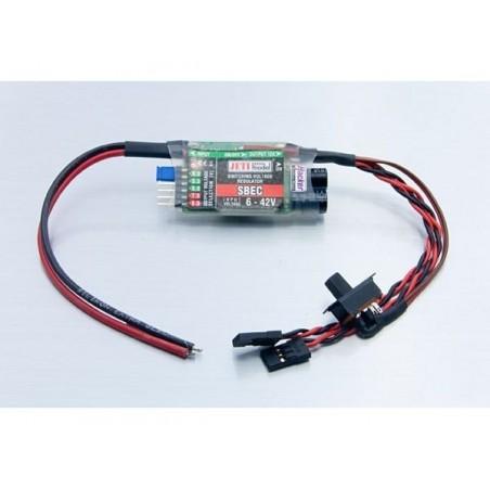 Interruptor Bec - Interruptor Bec S BEC 10A - 5/8V - Jeti - FLASH RC