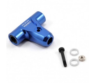 T-REX 450 L DOMINATOR - H45163QN - Main Rotor Housing Set/Blue TREX-450L ALIGN - FLASH RC