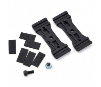 T-REX 450 L DOMINATOR - H45T008XXT - 450L Tailboom Support Rods Reinforcement Plates Set ALIGN - FLASH RC