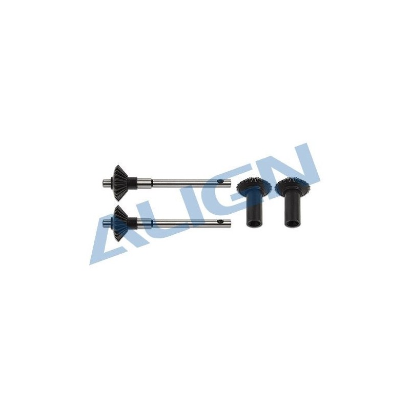 T-REX 470 L - H47T028XXT - 470LT Torque Tube Rear Drive Gear Set ALIGN - FLASH RC