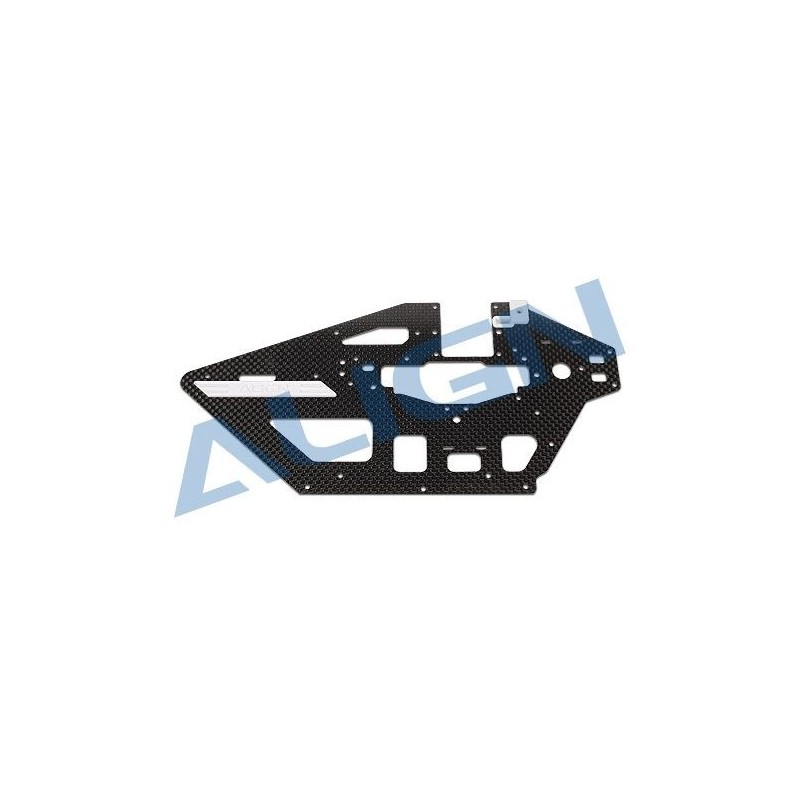 T-REX 470 L - H47B004AXT - 470LT Carbon Main Frame(L) ALIGN - FLASH RC