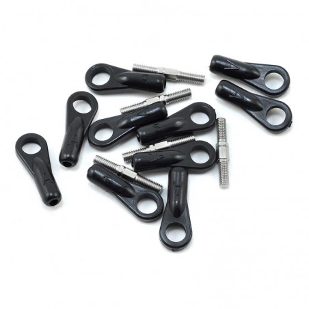 T-REX 470 L - H47H004AXT - 470L Counter Thread Main Linkage Rod Set ALIGN - FLASH RC