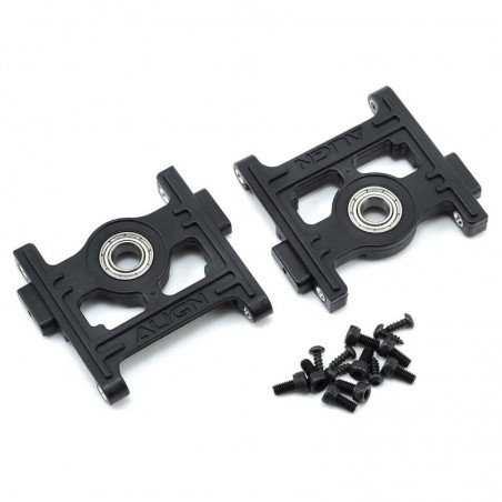 T-REX 470 L - H47B006XXT - 470L Plastic Main Shaft Bearing Block ALIGN - FLASH RC