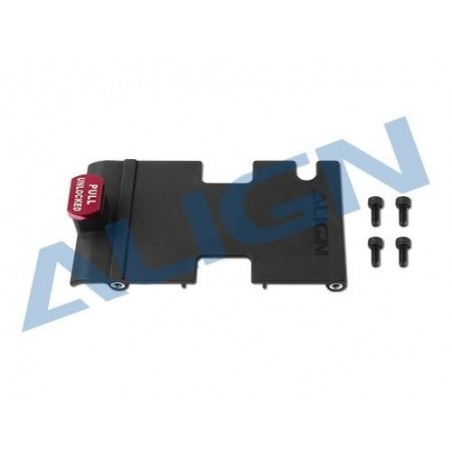 T-REX 470 L - H47B011XXT - 470L Brushless ESC Mounting Plate Set ALIGN - FLASH RC