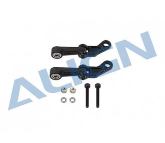 T-REX 470 L - H47H012XXT - 470L Plastic Control Arm Set ALIGN - FLASH RC