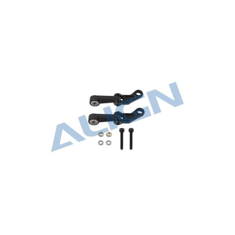 T-REX 470 L - H47H012XXT - 470L Plastic Control Arm Set ALIGN - FLASH RC