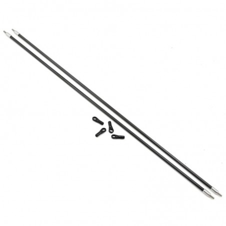 T-REX 470 L - H47T002XXT - 470L Carbon Fiber Tail Linkage Rod ALIGN - FLASH RC