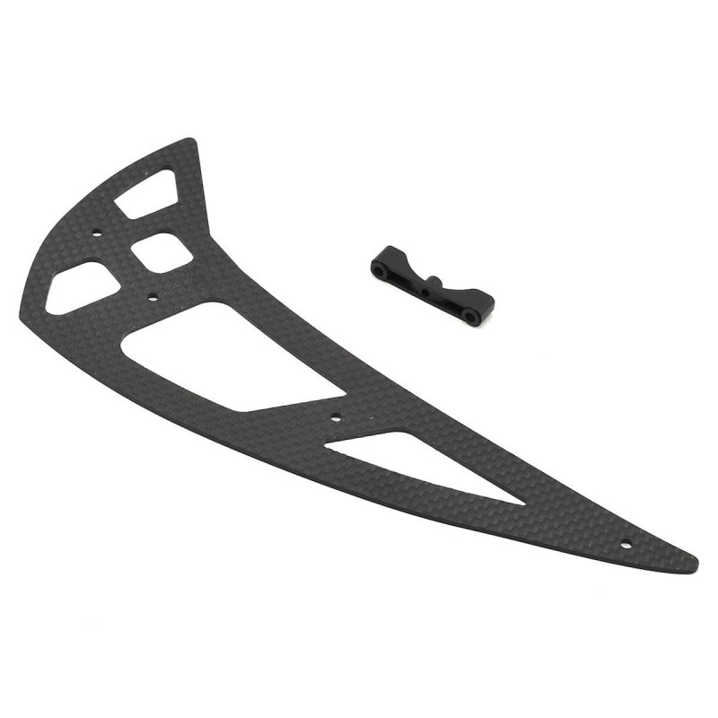 T-REX 550L - H55T006XXT - 550X Carbon Fiber Vertical Stabilizer ALIGN - FLASH RC