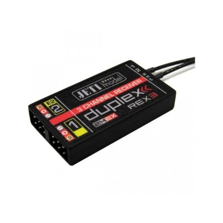 JETI - Ricevitore Jeti a 3 canali REX 3 A40 Duplex 2.4EX - RC FLASH