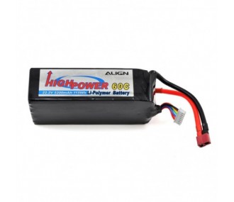T-REX 550L - HBP52004 - 6S1P 22.2V 5200mAh/60C ALIGN - FLASH RC