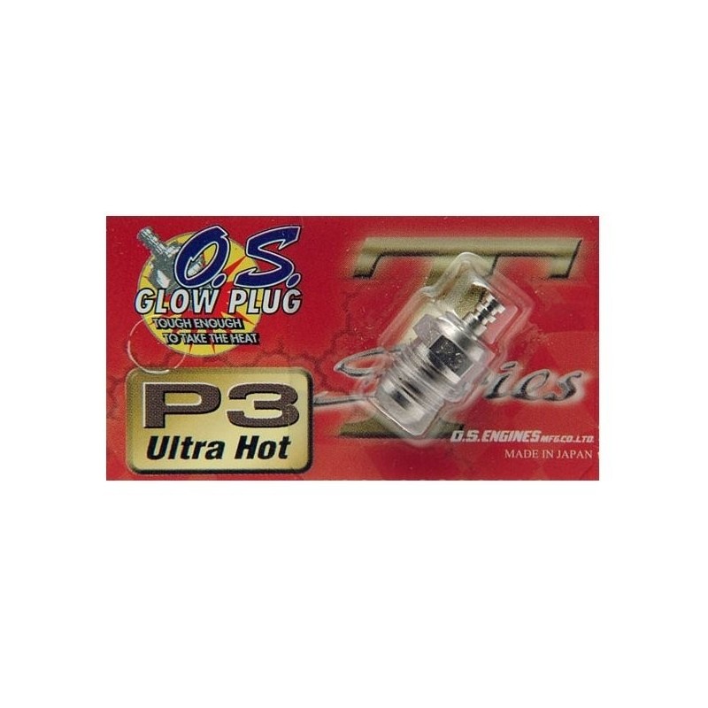 Bujías metanol - Bujía OS turbo P3, caliente - FLASH RC