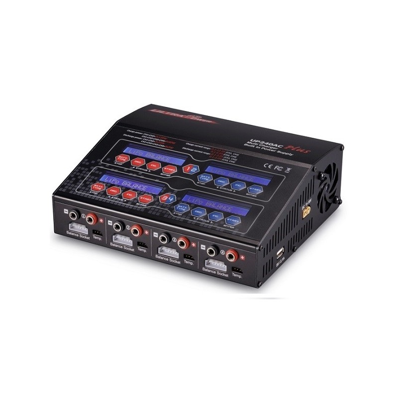 UP240AC più 2X120w o 4X60w 12V/220V caricatore Ultra Power