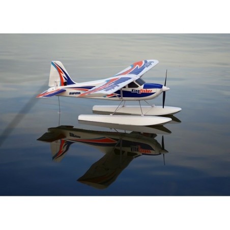 Avion FMS Kingfisher PNP kit env. 1.40m avec flotteurs & skis - FLASH RC