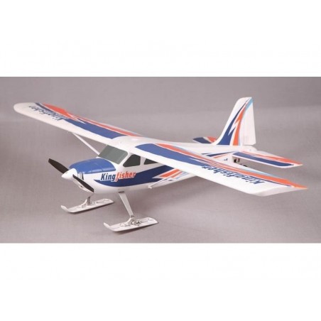 Idrovolanti RC - Kit aereo FMS Kingfisher PNP di circa 1,40 m con galleggianti e sci - FLASH RC