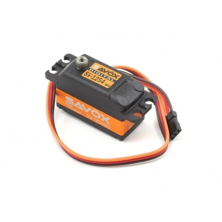 Servo numérique bas profil Savox SV-1254MG  (45g, 15kg.cm, 0.085s/60°) - FLASH RC