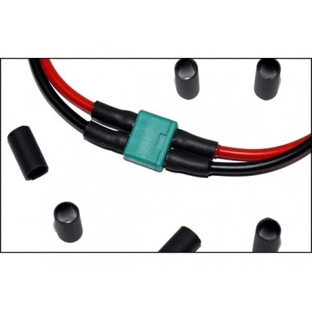 Thermal sheaths for electrical wires - Thermal adhesive tube x20 for MPX socket - FLASH RC