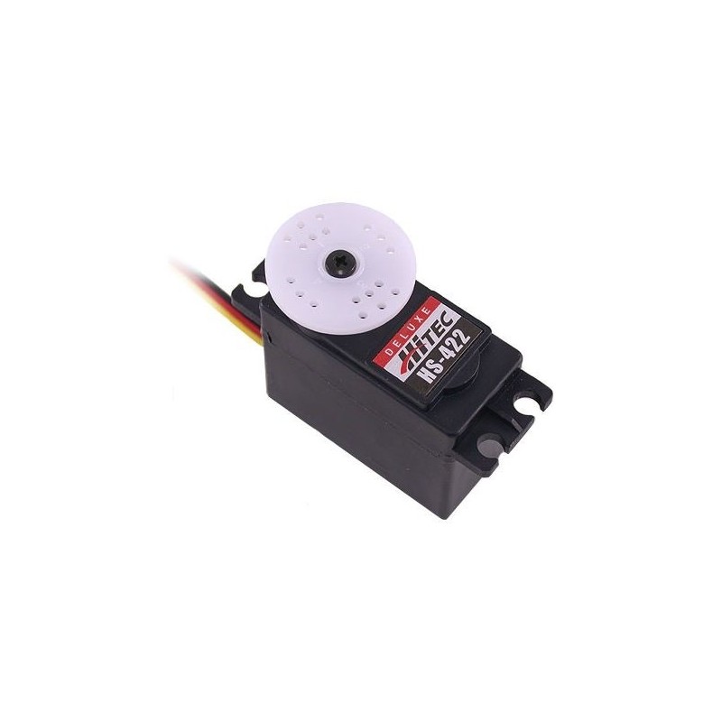 Servo standard Hitec HS-422 (46g, 4.1kg.cm, 0.16s/60°) - FLASH RC