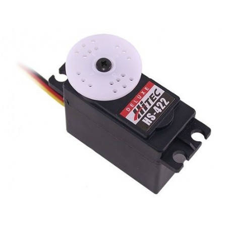 Servos - Hitec HS-422 servo estándar (46g, 4.1kg.cm, 0.16s/60°) - FLASH RC