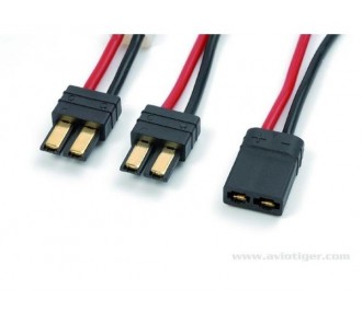 Cables serie/paralelo para baterías y motores - Cable serie Traxxas (Ø:14AWG) - FLASH RC