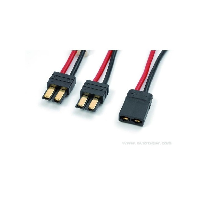 Cavi seriali/paralleli per batterie e motori - Cavo seriale Traxxas (Ø:14AWG) - FLASH RC