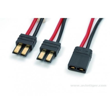 Cavi seriali/paralleli per batterie e motori - Cavo seriale Traxxas (Ø:14AWG) - FLASH RC