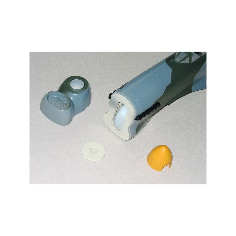 Motors and motor accessories for kits - Yellow cone for Tempest Alfa Model - FLASH RC