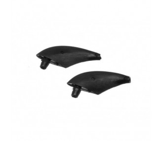 Accessori per ricevitori - Uscita a profilo NERO per antenna Rx 2,4GHz (2 pezzi) - FLASH RC