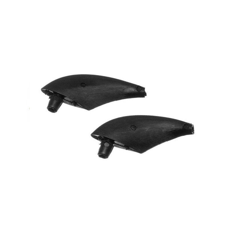 Accesorios receptor - Salida perfil NEGRO para antena Rx 2.4GHz (2 uds) - FLASH RC