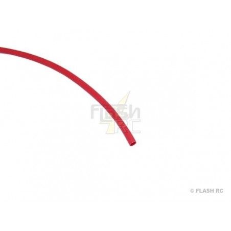 Manicotto termico per cavi elettrici - 50cm Manicotto termico 2:1 rosso 3,2mm - FLASH RC