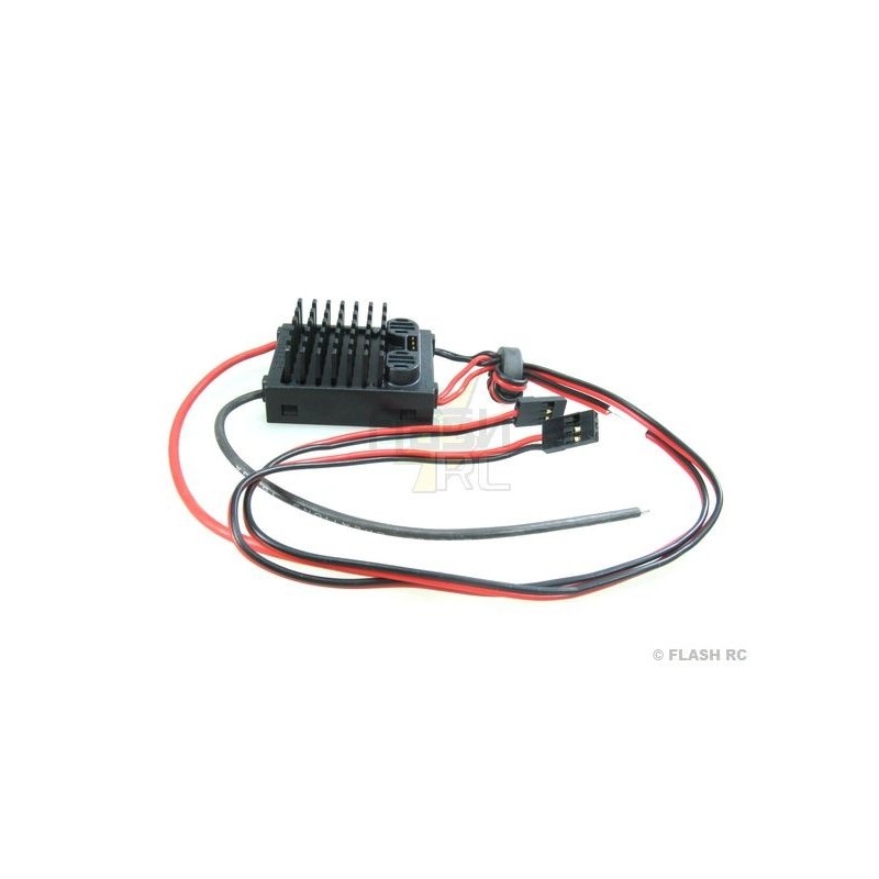 Switch Bec - Switch Bec Pro 20A - out 4.8/12V - in 12S max - Castle Creations - FLASH RC