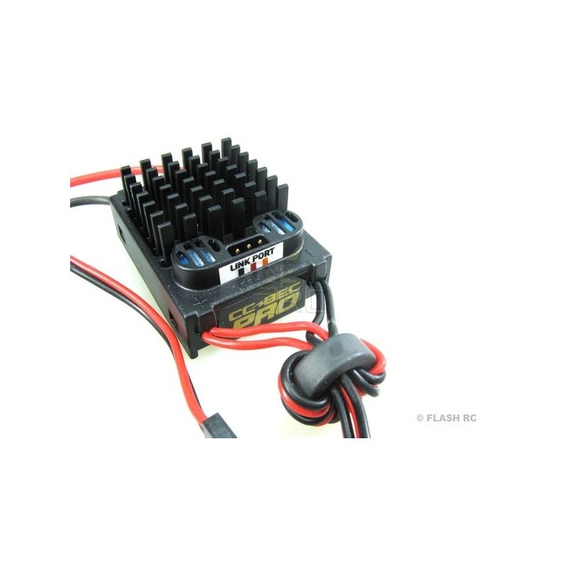 Switch Bec - Switch Bec Pro 20A - out 4.8/12V - in 12S max - Castle Creations - FLASH RC