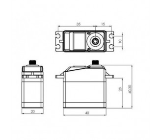 Servi - Servo digitale in metallo DS1210 Mks - FLASH RC 2