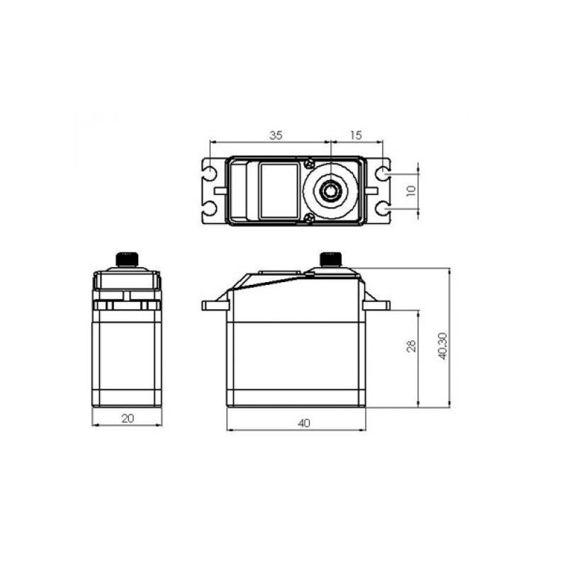 Servos - DS1210 Mks digital metal servo - FLASH RC
