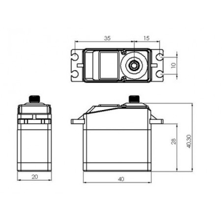 Servos - DS1210 Mks digital metal servo - FLASH RC