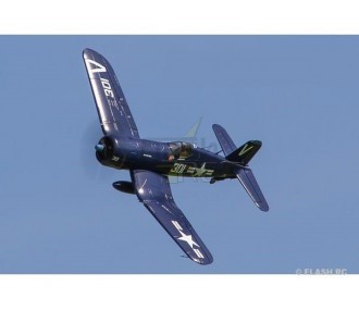 Warbirds RC - FMS F4U corsair plane (blue) giant V3 PNP approx.1.40m - FLASH RC