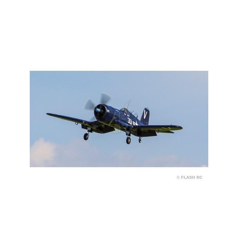 Warbirds RC - Aereo corsaro FMS F4U (blu) gigante V3 PNP ca.1.40m - FLASH RC