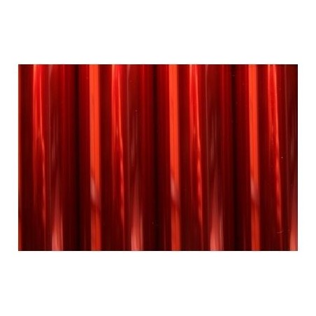 Schrumpfbare Umhüllung - ORACOVER rot transparent 2m - FLASH RC