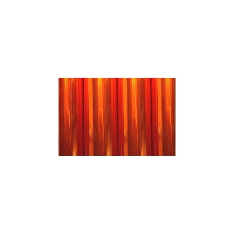 Heat-shrinkable covering - ORACOVER orange transparent 2m - FLASH RC