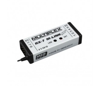 Ricevitori M-Link (con telemetria) - Ricevitore Multiplex 2,4GHz RX7 M-LINK - FLASH RC