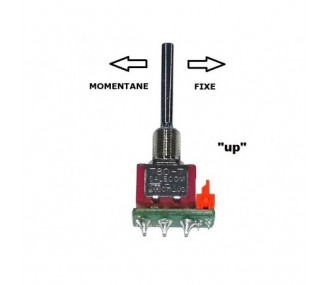 Interruttori Tx - Interruttore lungo a 3 posizioni UP momentaneo/fisso DC Jeti - FLASH RC